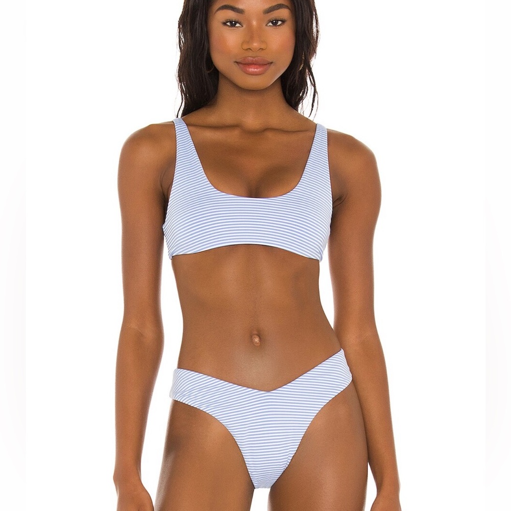 B. Swim seersucker bikini set
